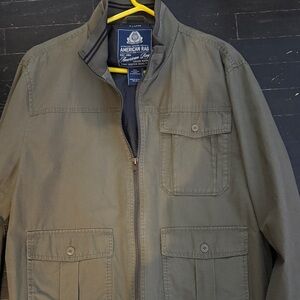 American Rag Men's Khaki Military Jacket